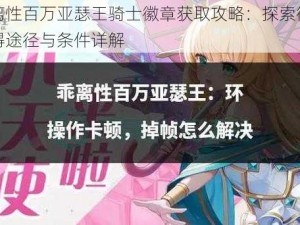 乖离性百万亚瑟王骑士徽章获取攻略：探索徽章获得途径与条件详解