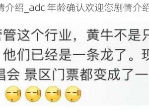 adc年龄确认欢迎您剧情介绍_adc 年龄确认欢迎您剧情介绍：未成年请在监护人的陪同下观看