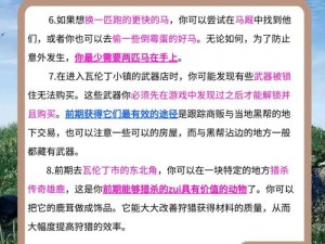 《荒野大镖客2异宝任务攻略全解：多维阶段全面掌握》