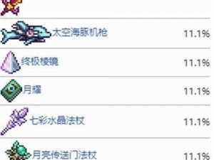 泰拉瑞亚月球领主掉落物品全览：揭秘掉落物特性与获取攻略