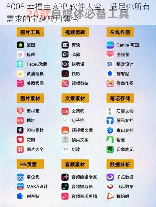 8008 幸福宝 APP 软件大全，满足你所有需求的宝藏应用集合