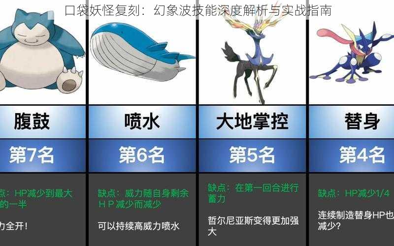 口袋妖怪复刻：幻象波技能深度解析与实战指南