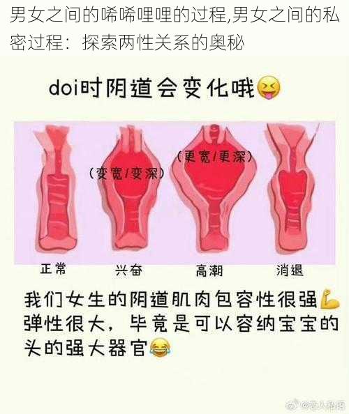 男女之间的唏唏哩哩的过程,男女之间的私密过程：探索两性关系的奥秘