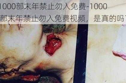 1000部末年禁止勿入免费-1000 部末年禁止勿入免费视频，是真的吗？