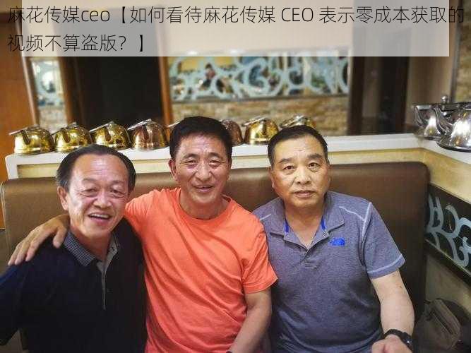 麻花传媒ceo【如何看待麻花传媒 CEO 表示零成本获取的视频不算盗版？】