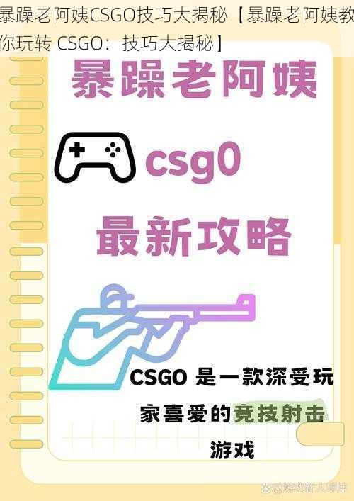 暴躁老阿姨CSGO技巧大揭秘【暴躁老阿姨教你玩转 CSGO：技巧大揭秘】