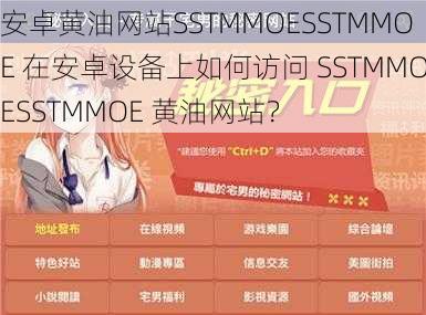 安卓黄油网站SSTMMOESSTMMOE 在安卓设备上如何访问 SSTMMOESSTMMOE 黄油网站？