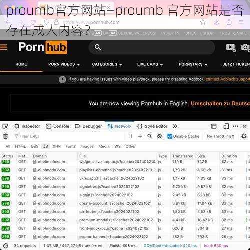 proumb官方网站—proumb 官方网站是否存在成人内容？