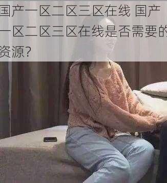 国产一区二区三区在线 国产一区二区三区在线是否需要的资源？