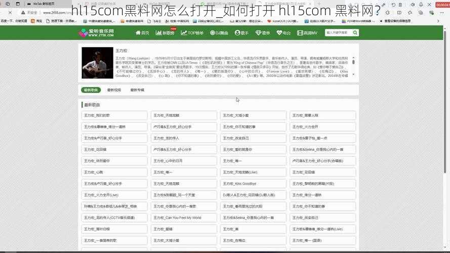 hl15com黑料网怎么打开_如何打开 hl15com 黑料网？